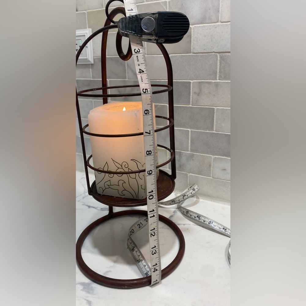 iron candleholder